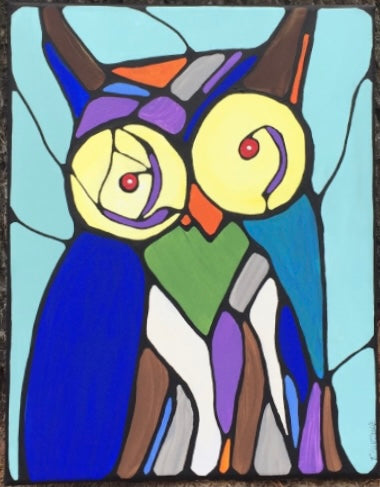 Owl 14" x 18"