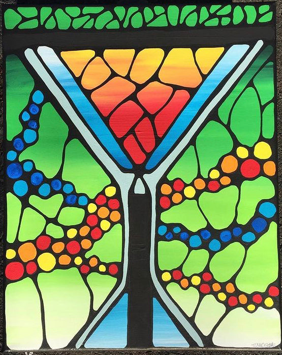 Madness Martini 16" x 20"