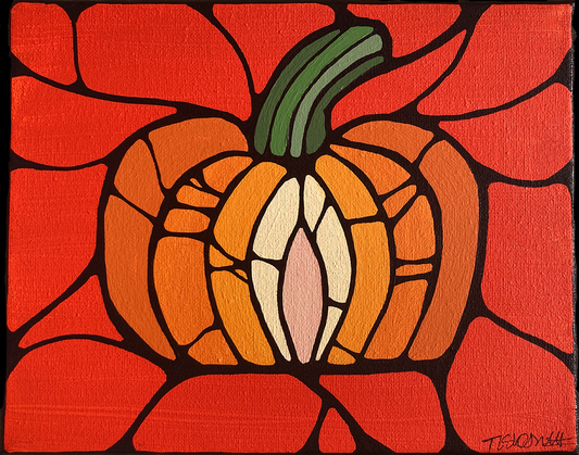 Pumpkin 10" x 8"