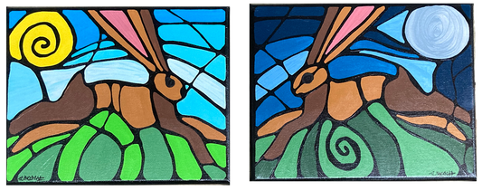 Rabbit Rabbit 10" x 8" (x2)